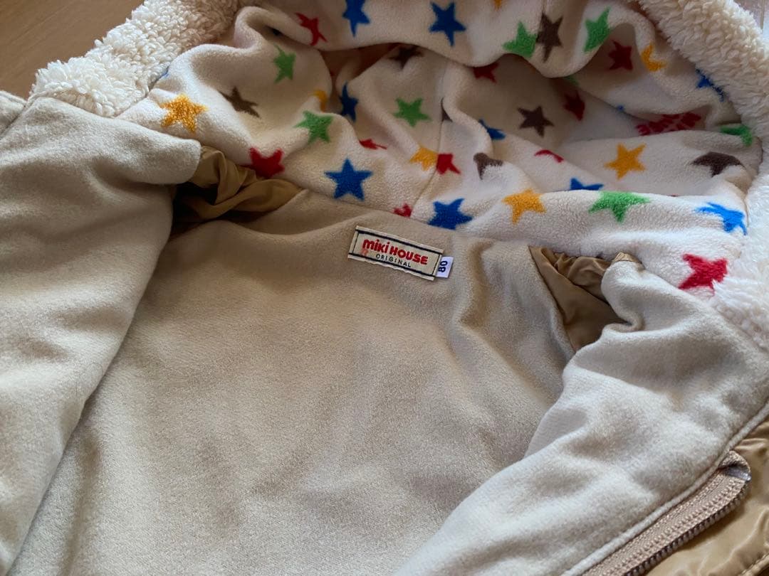 ミキハウス プッチー ジャンプスーツ 防寒着 80