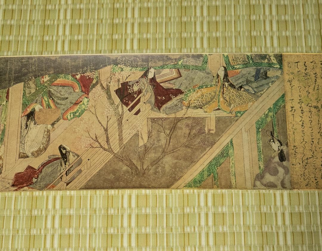 掛軸-1667　国宝　源氏物語絵巻　4巻　講談社　昭和43年定価158,000円