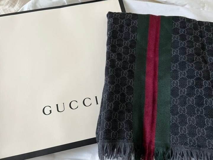 GUCCI GGパターンマフラー 正規価格 47,300（税込）