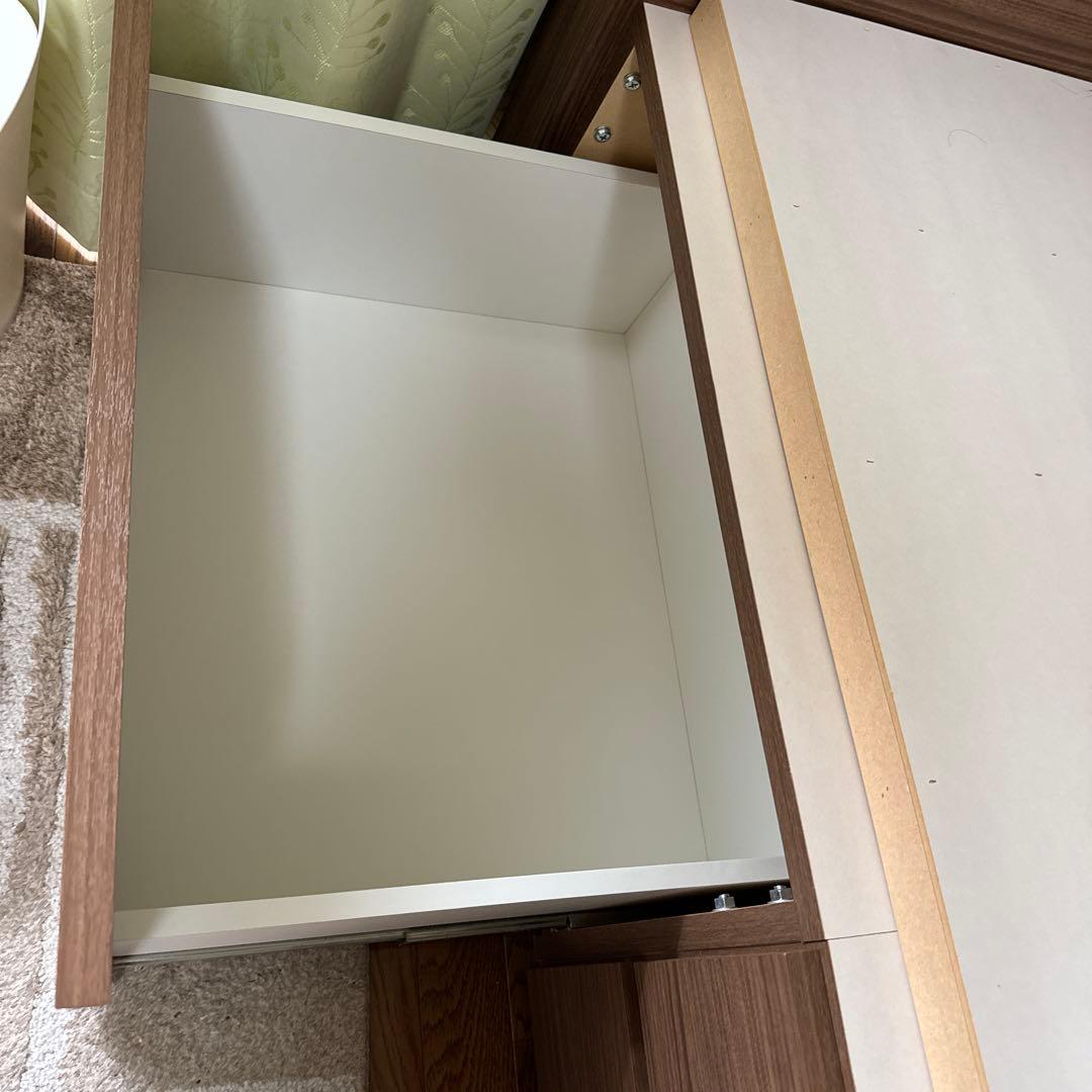 ニトリ ベッドフレーム製品名: シングルベッドフレームジオチェスト40T/MBR