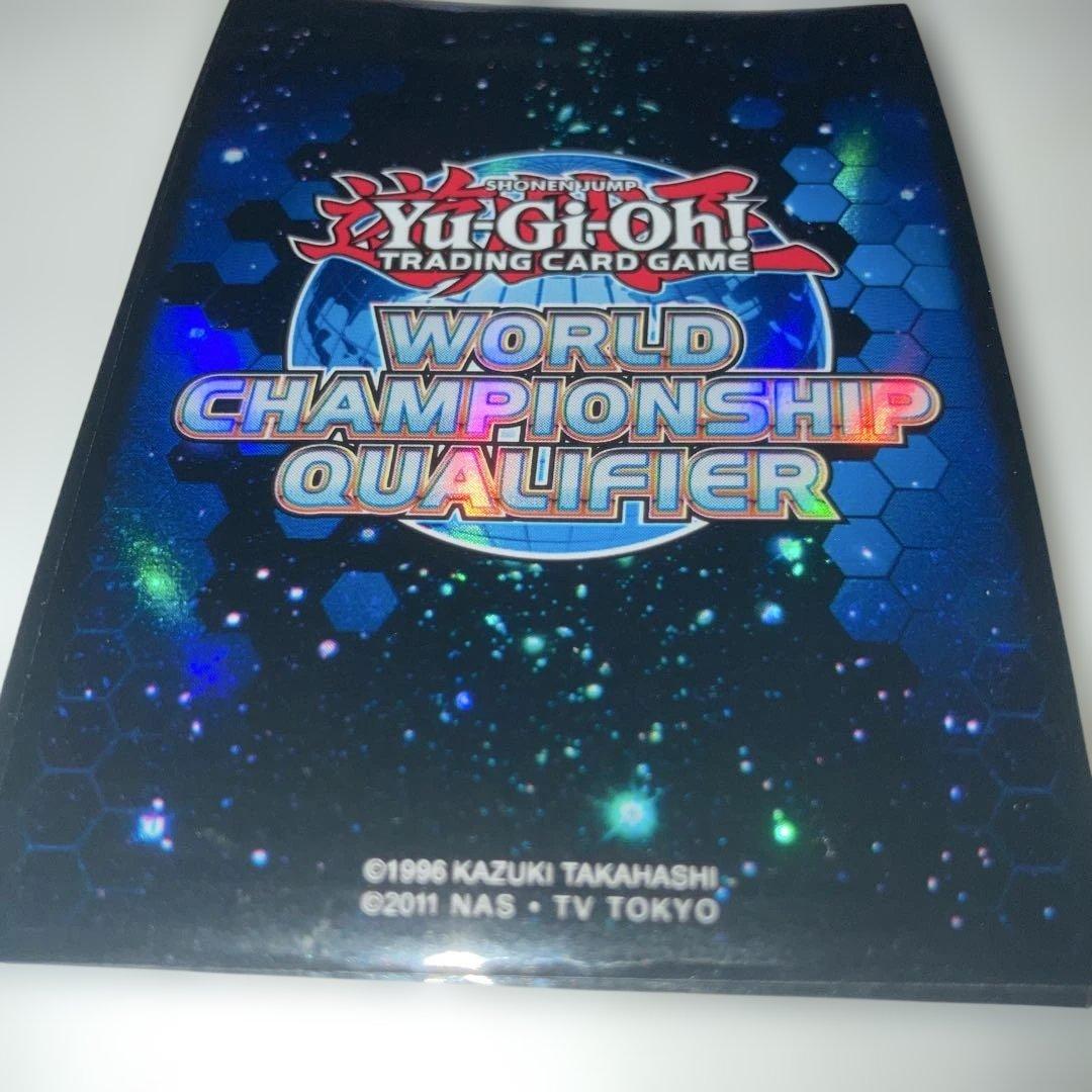 遊戯王 wcq2012 スリーブ 青 3枚 - メルカリ