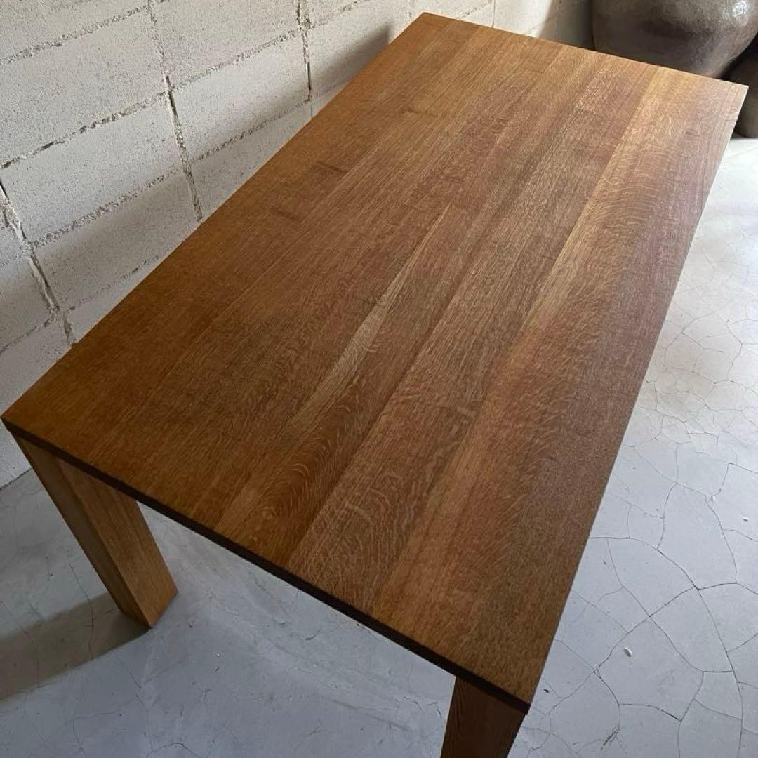 美品　nissin 日進木工　オーク無垢材　ダイニングテーブル　アクタス　北欧