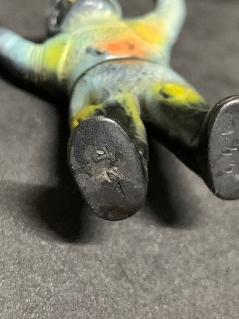 レア　仮面ライダーV3 ノコギリトカゲ　ソフビ　ポピー　当時物　ビンテージ