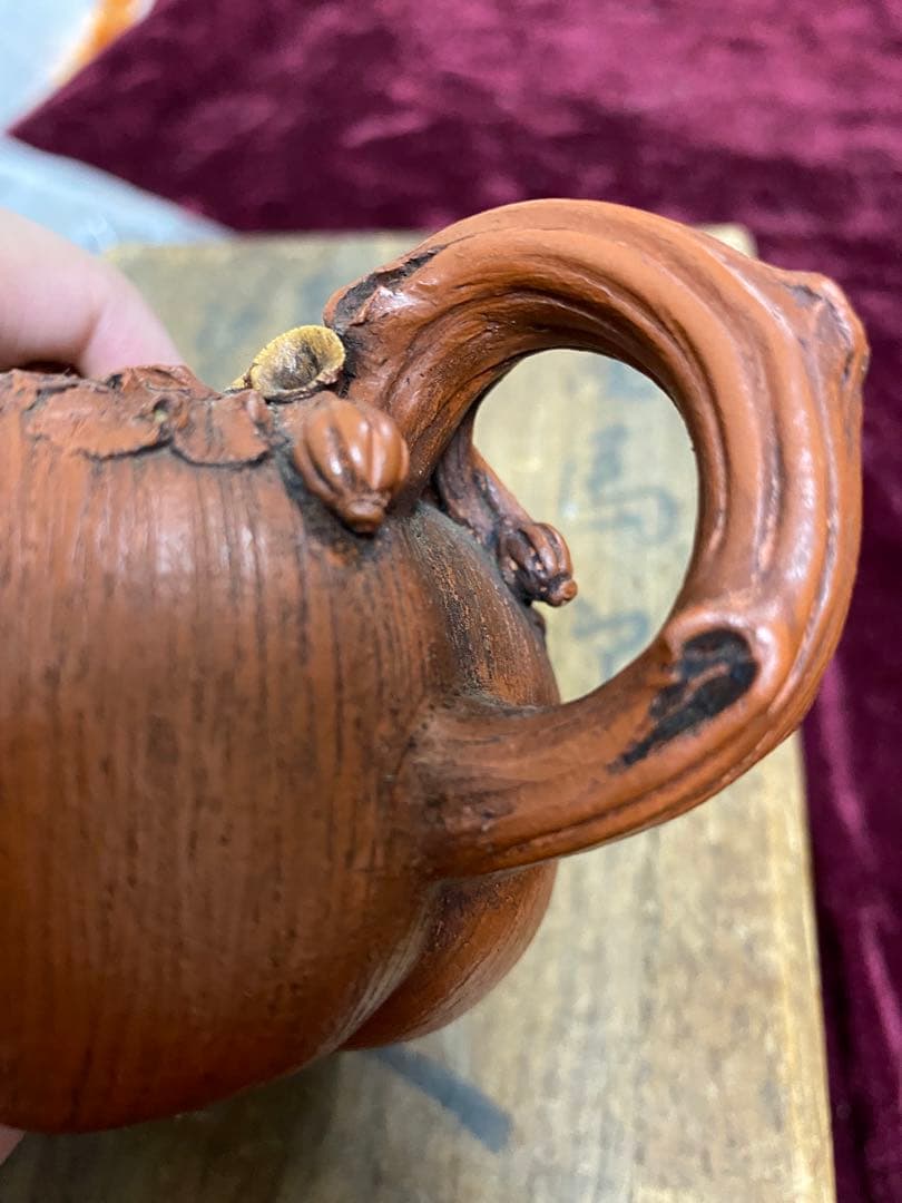 朱泥 急須 南瓜壷 唐物 茶道具