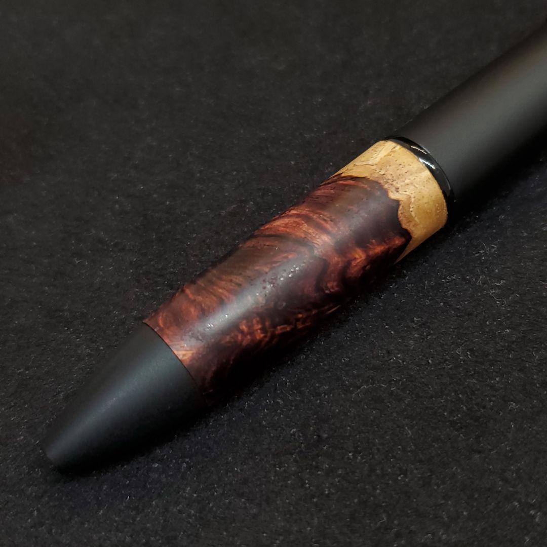 No.60ピュアモルトブラック4&1ホンジェラスローズウッド瘤カスタム