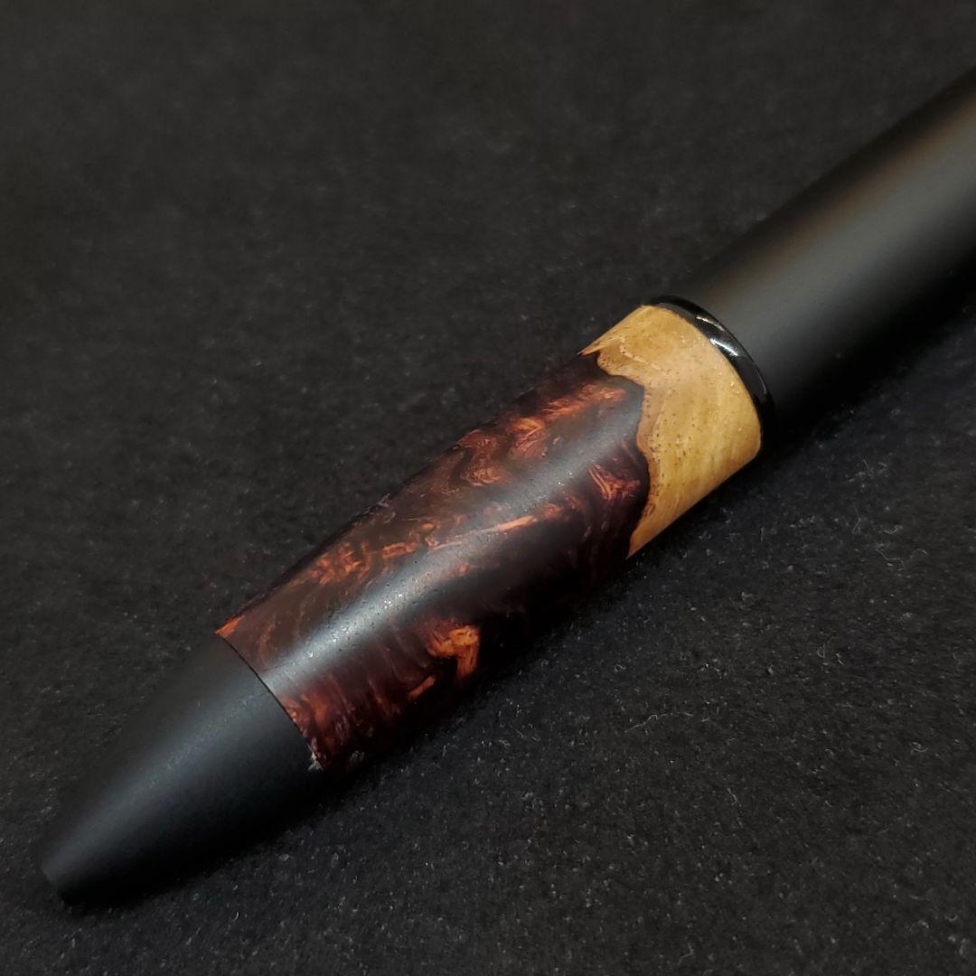 No.60ピュアモルトブラック4&1ホンジェラスローズウッド瘤カスタム