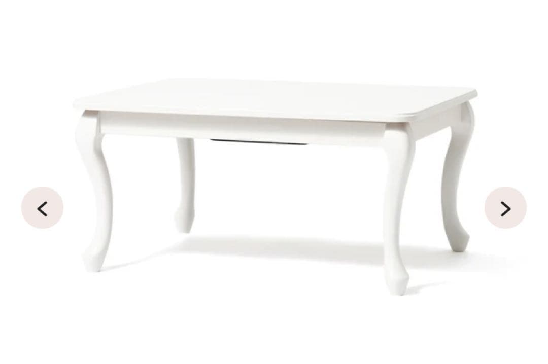 Francfranc シャトン こたつテーブル S ホワイト 800×600 オンラインショップ限定】シャトン こたつテーブル S ホワイト 800×600