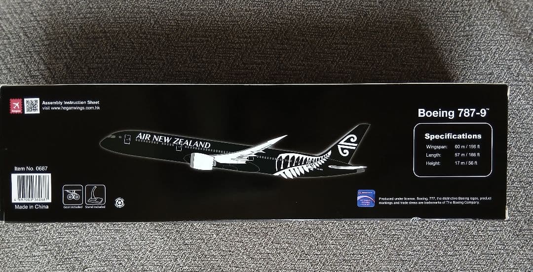 AIR NEW ZEALAND Boeing 787-9 1:200スケール