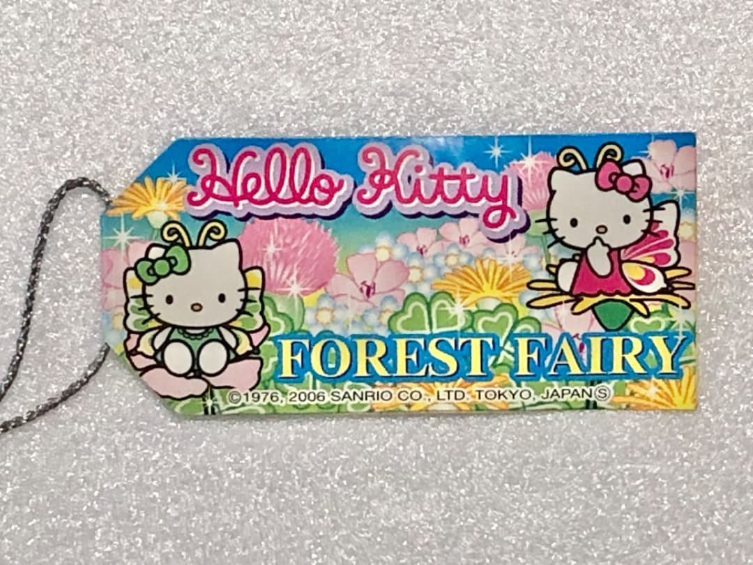 ハローキティ Hello Kitty フォレストフェアリー 根付ストラップ