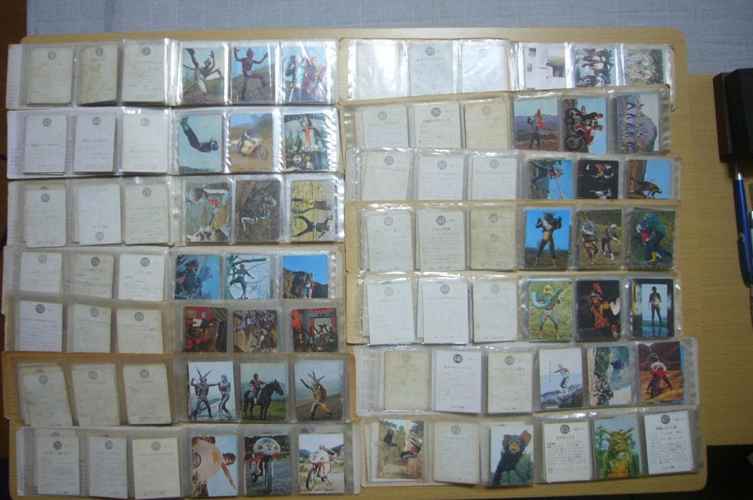 最終値下★旧カルビー仮面ライダーカード約６００枚、アルバム1４冊＋復刻版５４９枚