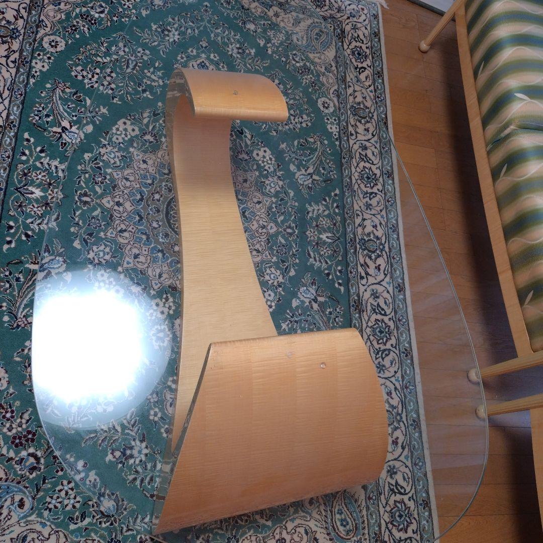 松創 ソファーテーブル センターテーブル ローテーブル ガラス