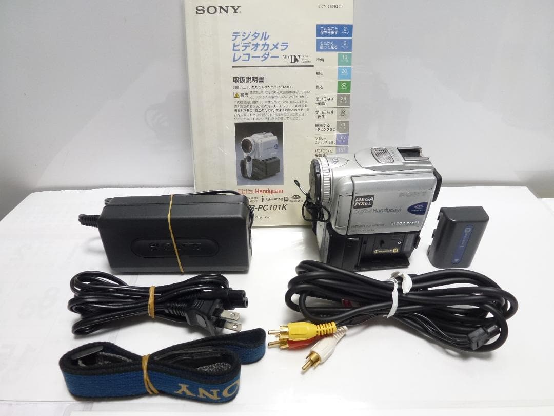 動作品Mini DV ソニー デジタルビデオカメラ SONY DCR-PC101