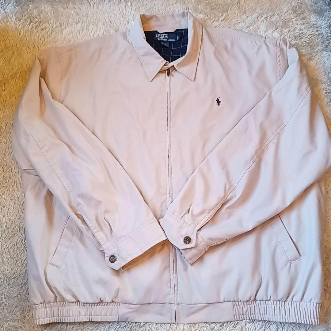 レア 90s ポロラルフローレン スウィングトップ ビックサイズ ピーチ