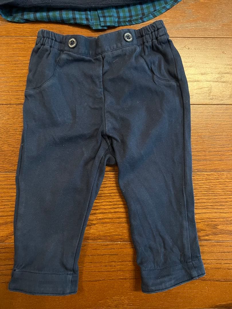 familiar フォーマルセットアップ 80cm ネイビー　男の子