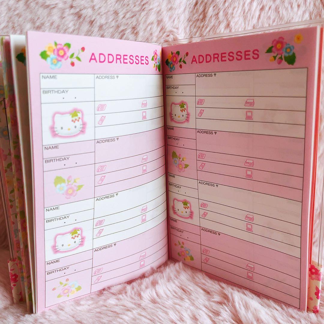 希少レア　ハローキティ　フリーダイアリー　フルーツ　ハナ　2001 サンリオ