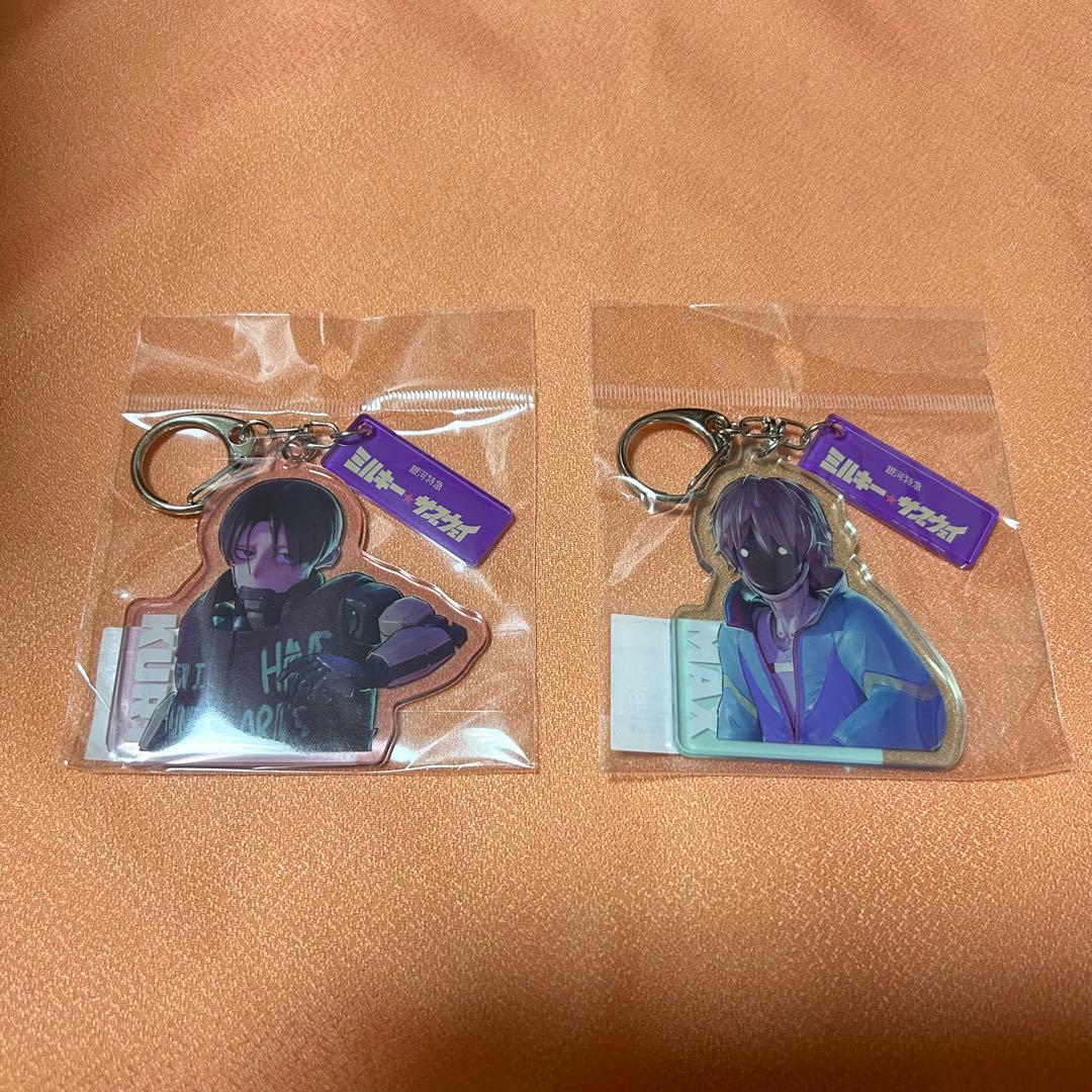 銀河特急 ミルキーサブウェイ カラーアクリルキーホルダー カート