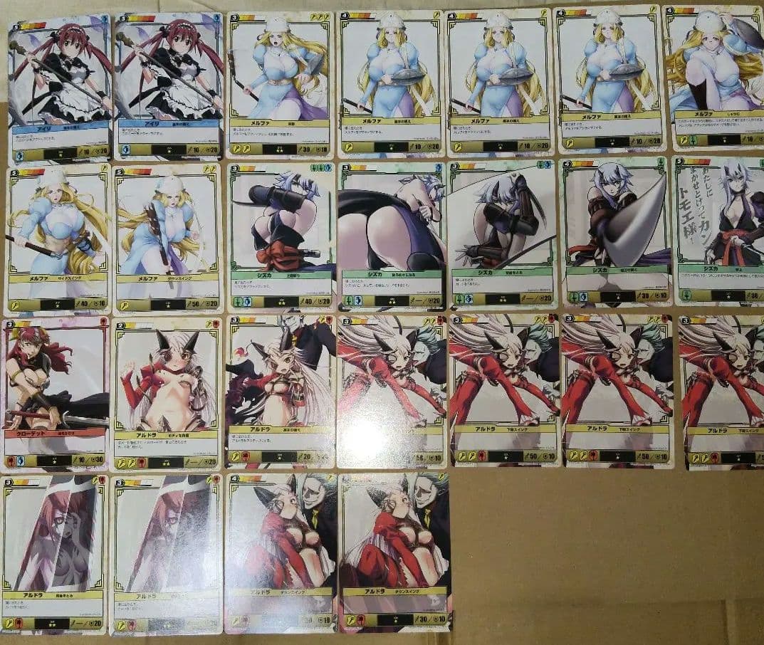 クイーンズブレイド ザ・デュエル カード 150枚