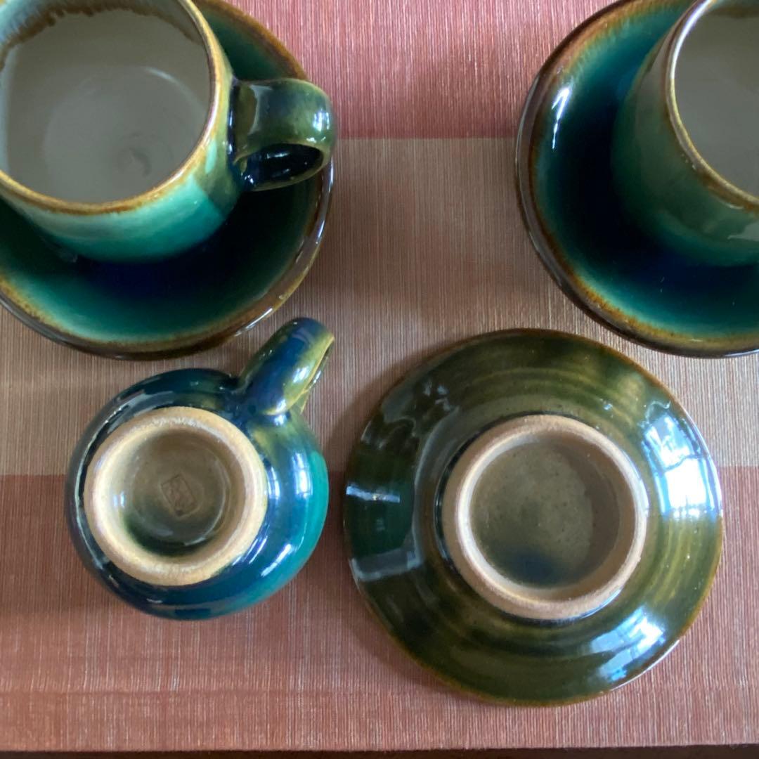 希少⭐︎小樽焼き 小樽窯 コーヒーカップ 3客セット - メルカリ