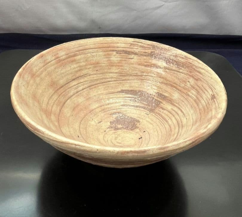 茶道具朝日焼 七十四代 朝日豊斎造 燔師刷毛目茶碗（