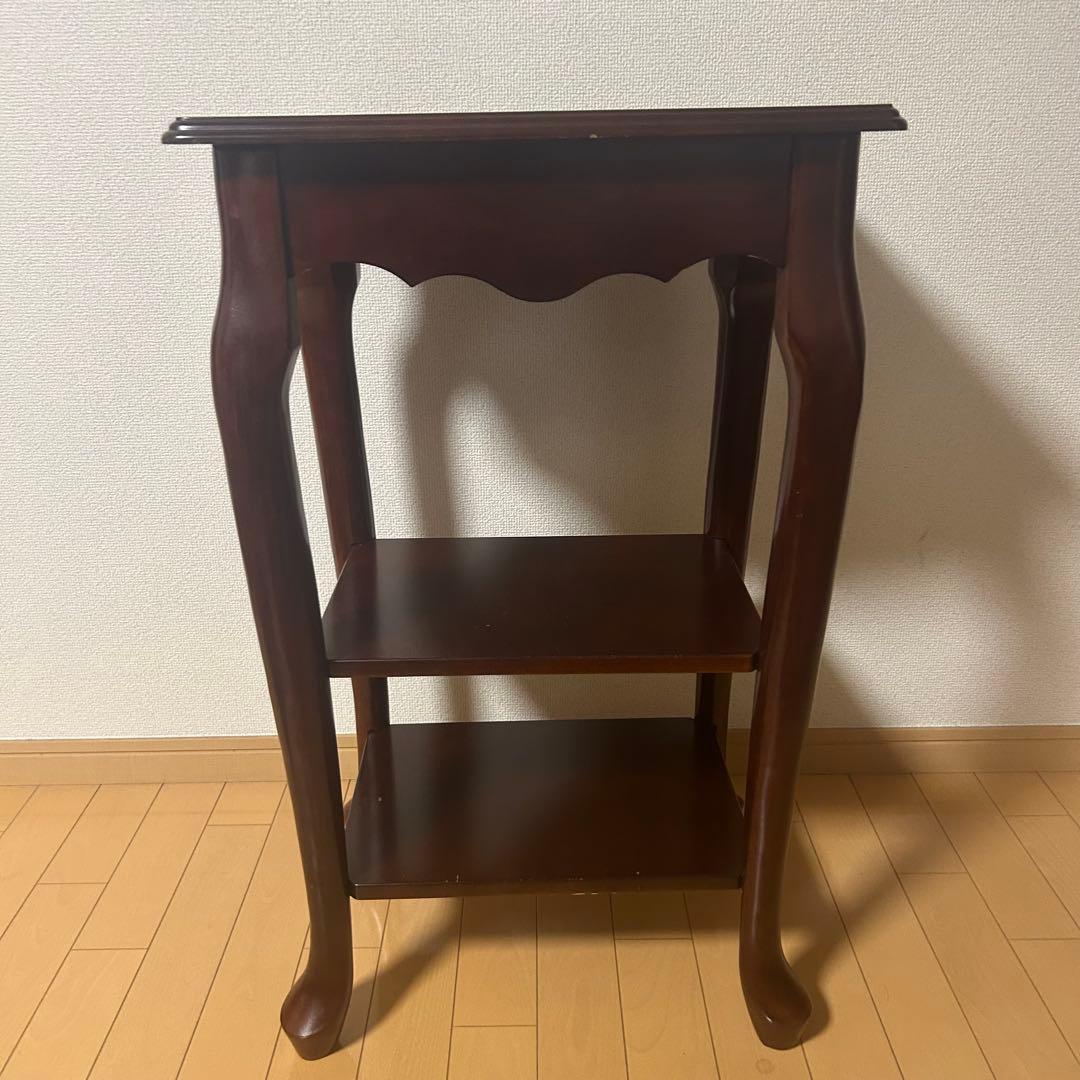 イトーヨーカ堂 ビンテージ アンティーク家具 木製サイドテーブル