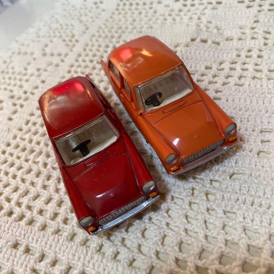 ビンテージ♢１９６０年代♢アサヒ玩具製♢トヨタ・パブリカ♢ミニカー♢２個セット