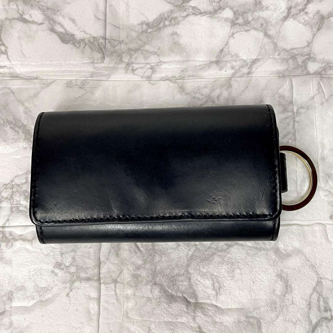 ホワイトハウスコックス ブライドルレザー ブラック 6連 キーケース