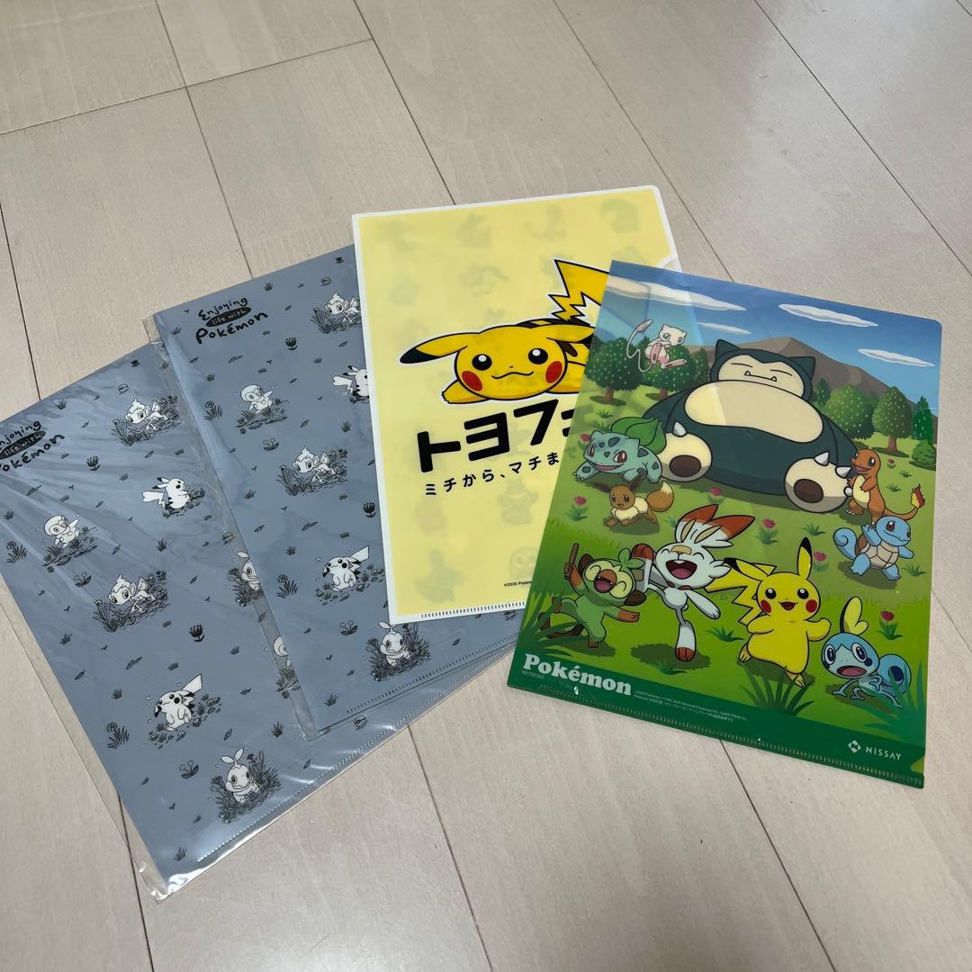 ポケモン クリアファイル 4枚セット - メルカリ