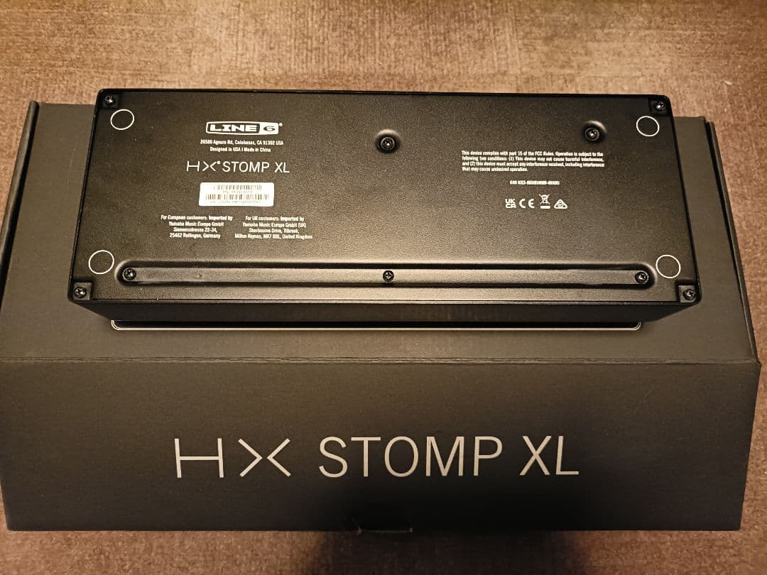 Line6 HX Stomp XL 箱あり 3.80適用済み