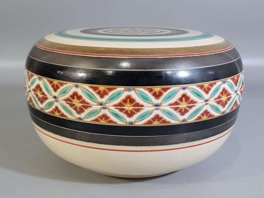 DT311 茶道具 真葛香斎造 七宝繋ぎジキロ 共箱 美品 - メルカリ