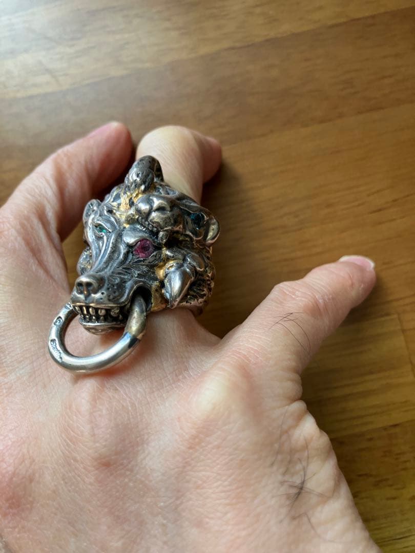 ビルウォールレザー カスタム MAIKI リング 唯一無二 13号