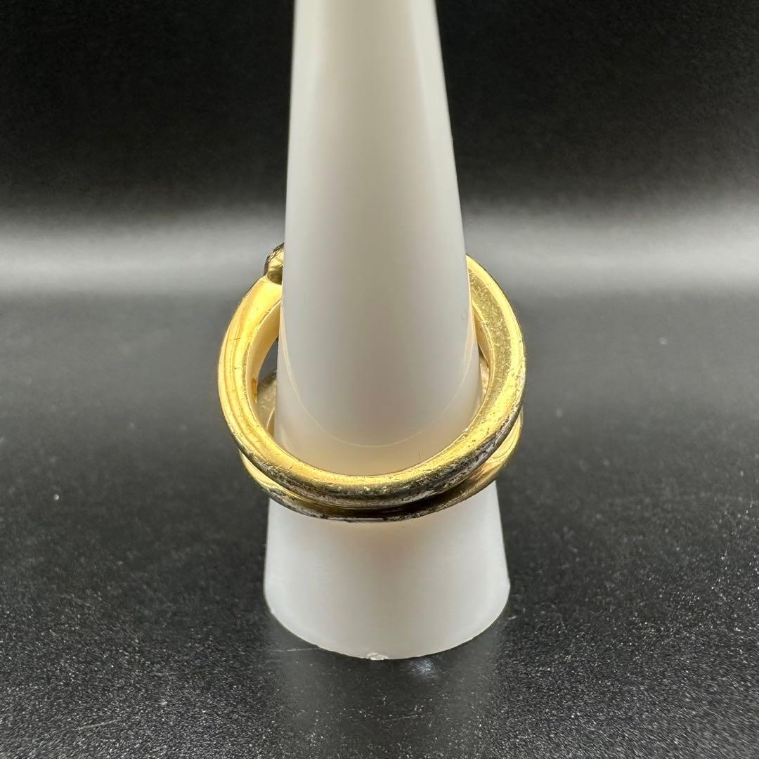 美品✨　エルメス　リング　指輪　コロゾ　ゴールド　セリエ　シェル　1336