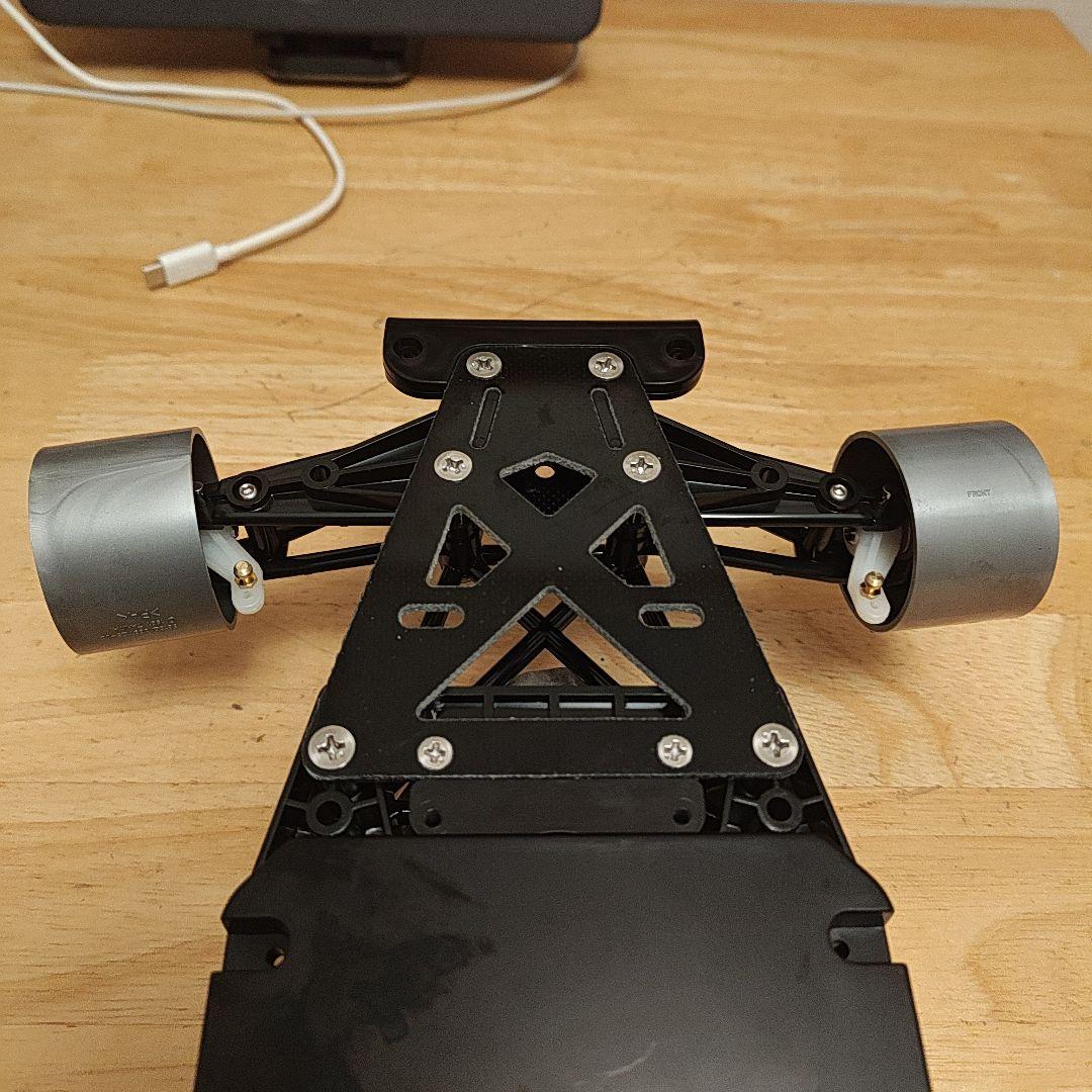 ハ*ミ様 タミヤ　Cカーシャーシ　ポルシェ956用ホイール付　未使用品