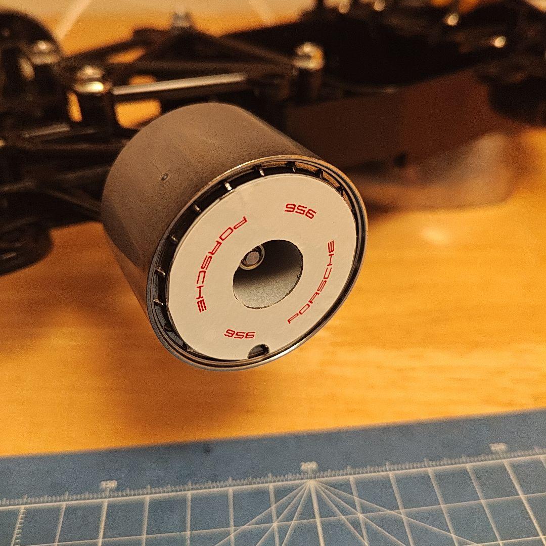 ハ*ミ様 タミヤ　Cカーシャーシ　ポルシェ956用ホイール付　未使用品