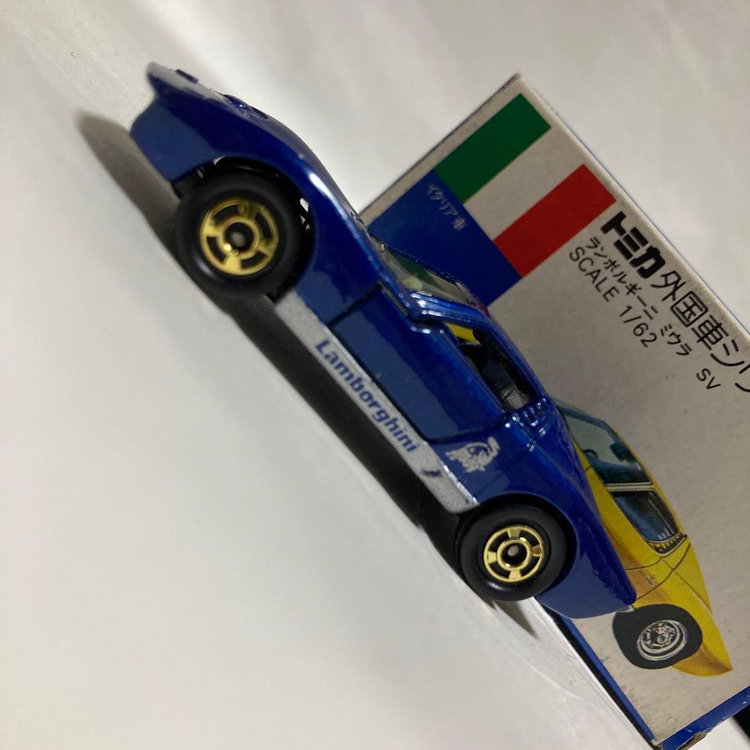 トミカ外国車シリーズ、ランボルギーニミラSVです。日本製