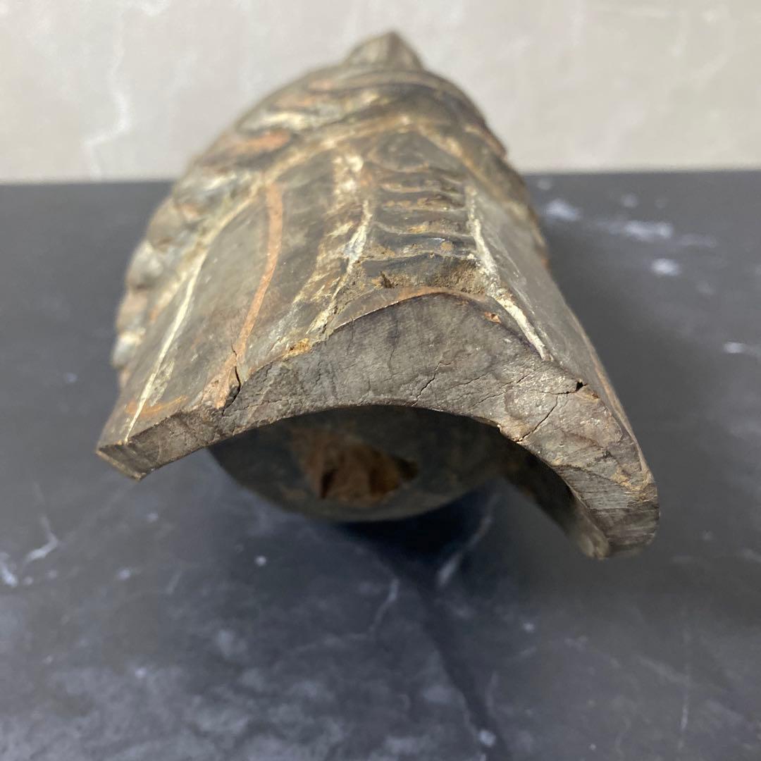 竹模様の漆塗り花台足取り外し可能