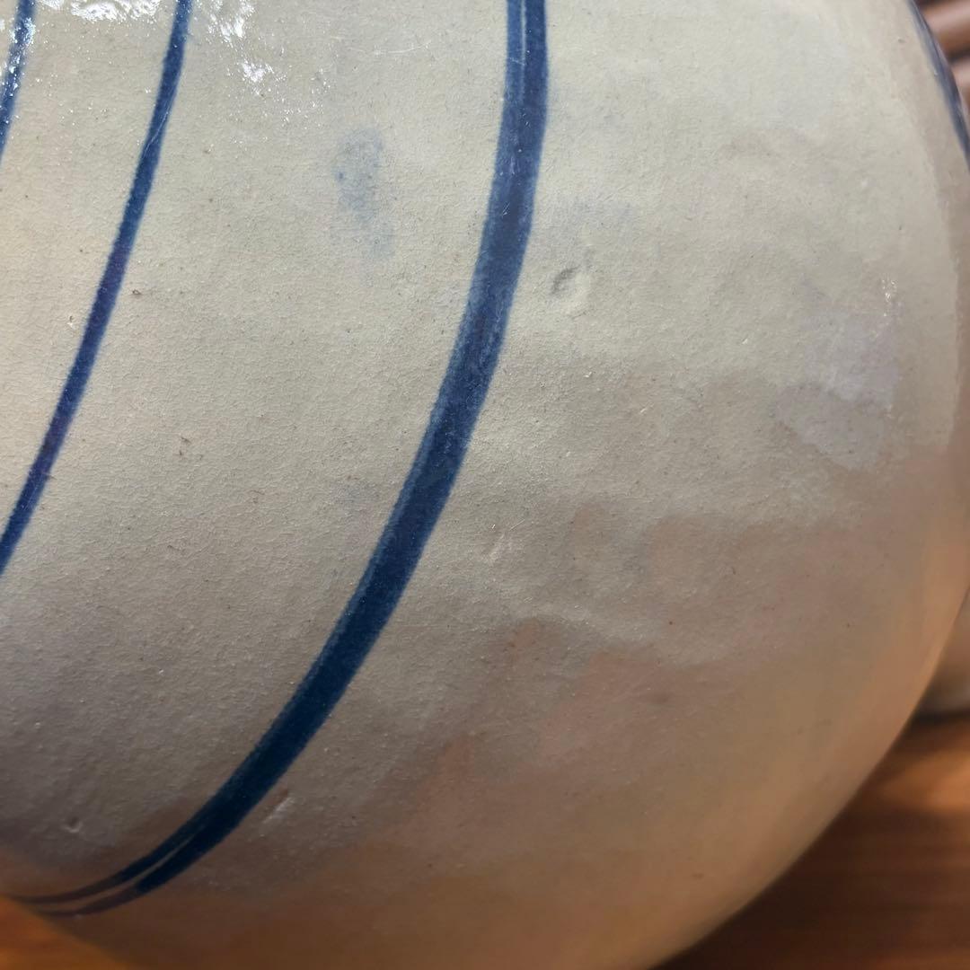 特大　染付徳利　民芸