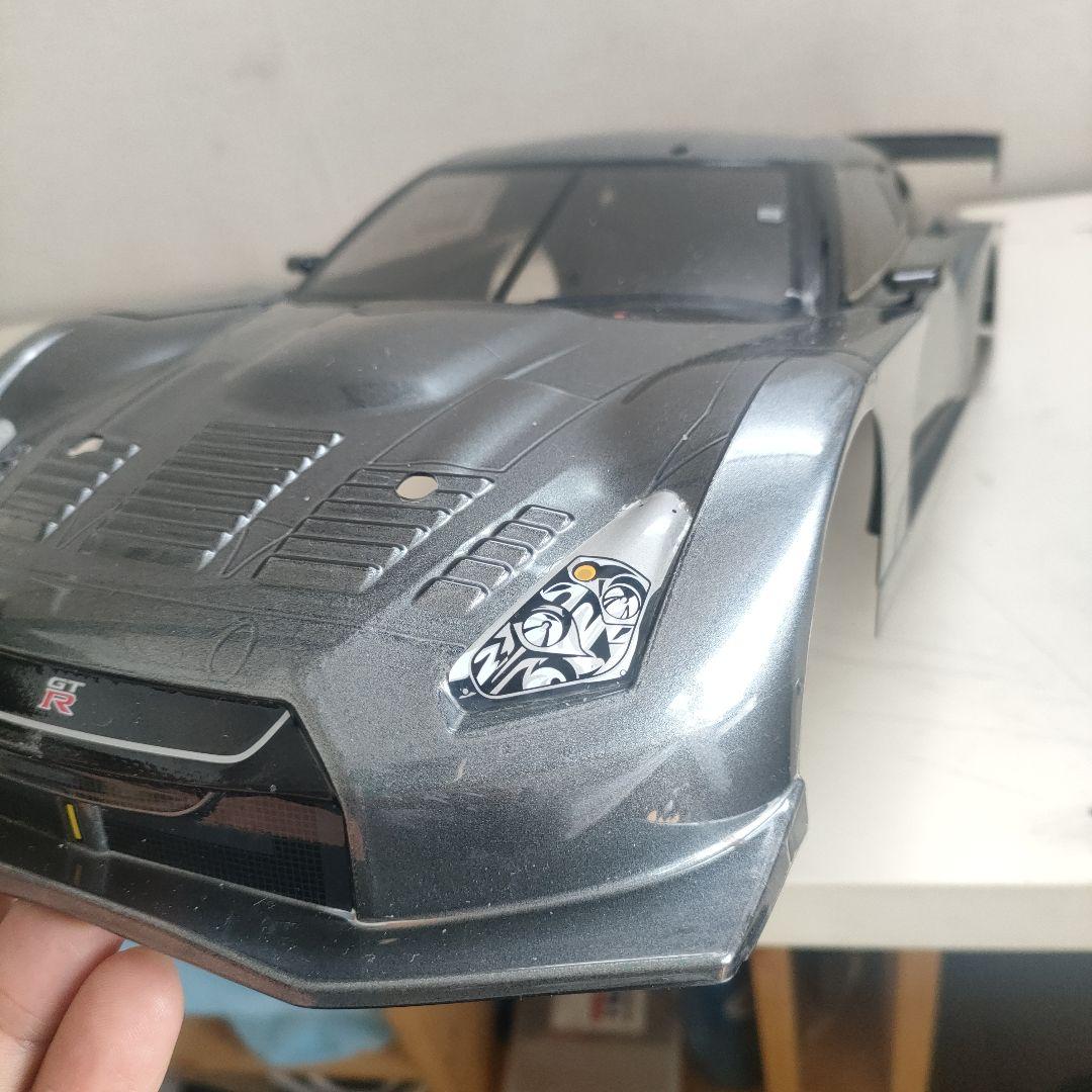 タミヤTA06シャーシ、オプション装備、日産GTRボディ付き