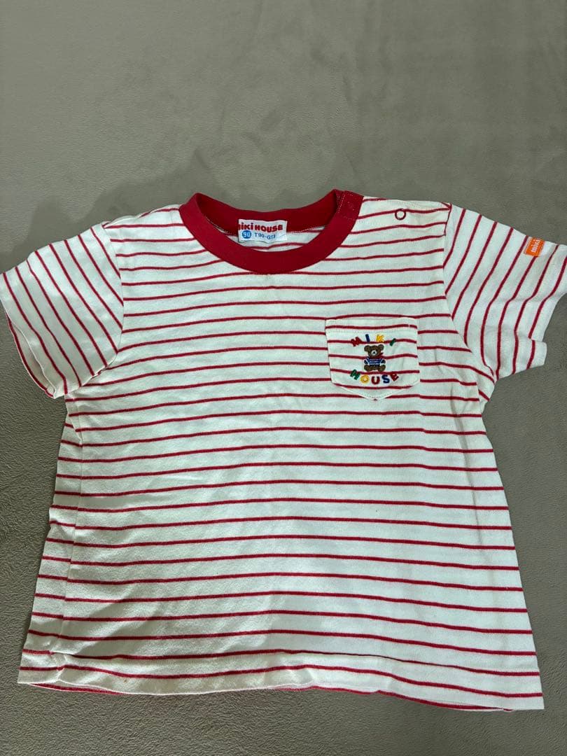 ミキハウス Tシャツ 90サイズ 3枚セット - メルカリ