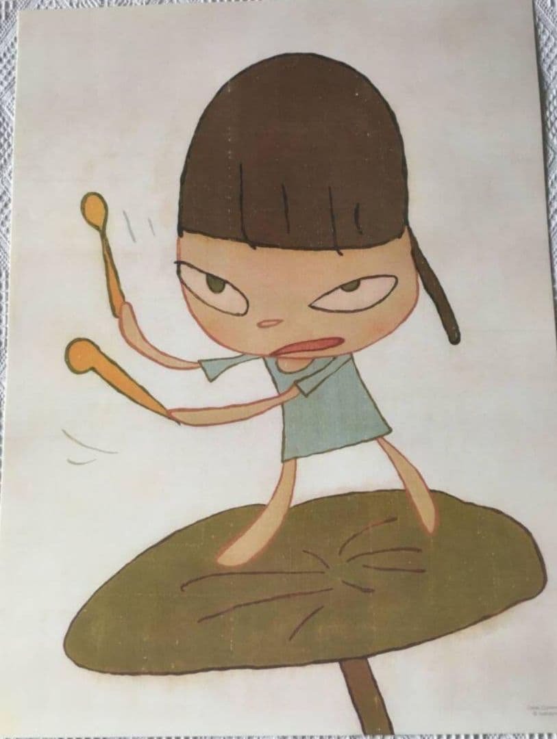 絶版　奈良美智　ダラス現代美術館限定ポスター 奈良美智 ダラス美術館 「Real One 」限定ポスター 奈良美智 「Real