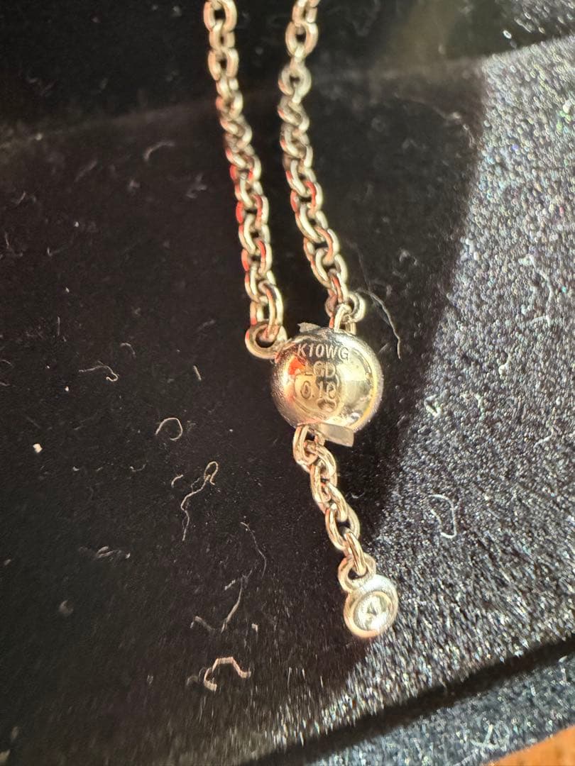 K10WG ラボグロウンダイヤ　チェーンリング