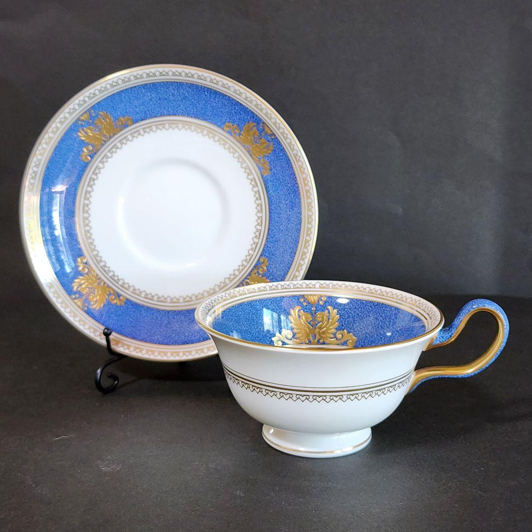 WEDGWOOD ウェッジウッド コロンビア 金彩 カップ ソーサー パウダー