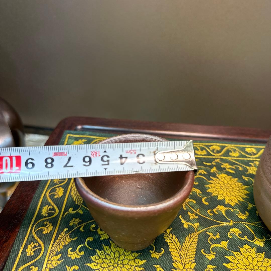 備前焼，人間国宝，藤原雄，酒器セート - 工芸品お 手頃 価格