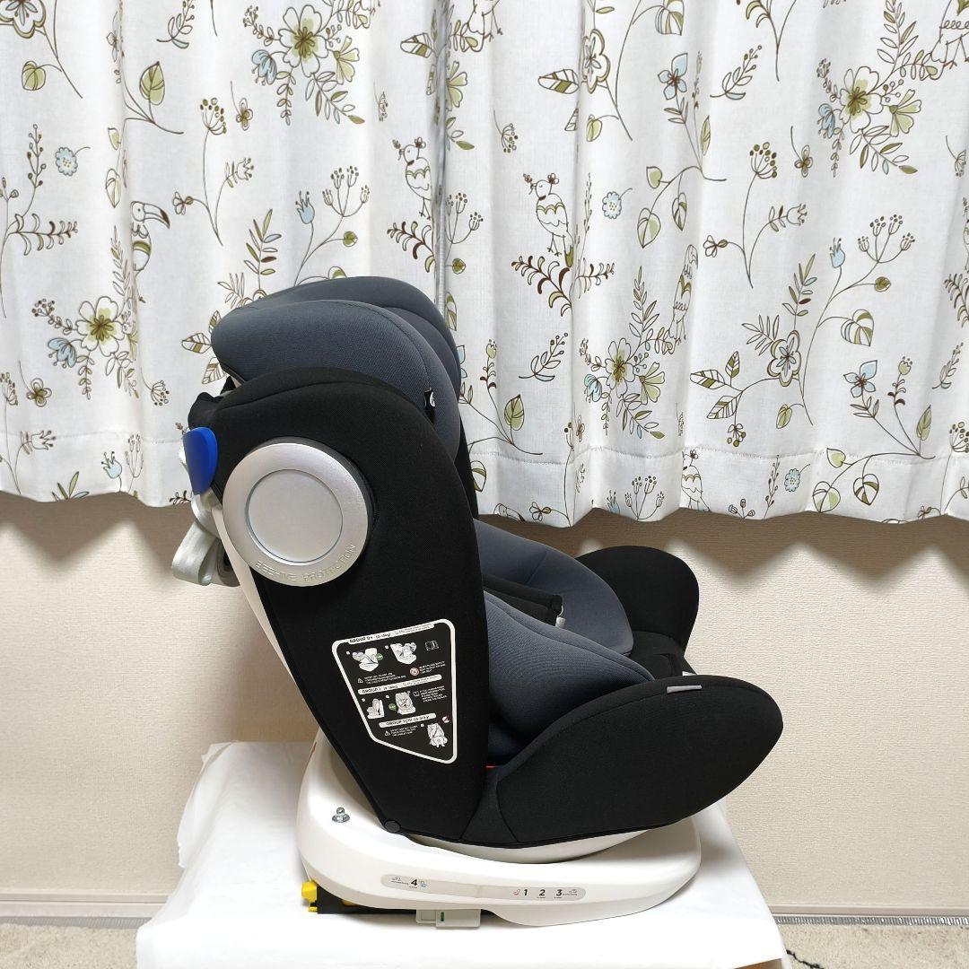 【美品】LETTAS チャイルドシート 360° 回転式 レッタス