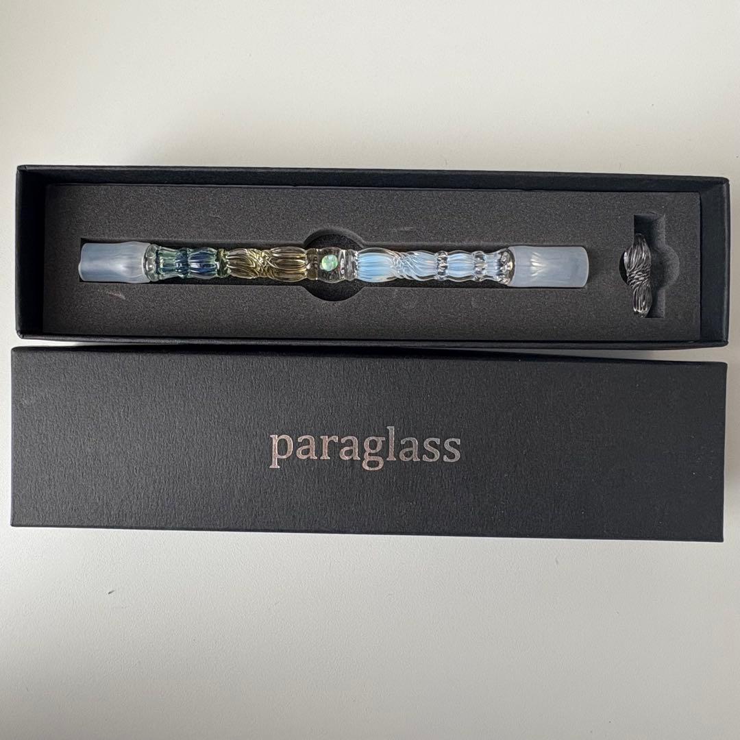 paraglass 2wayガラスペン 透明・グリーンイエロー - cataloguedislab.com