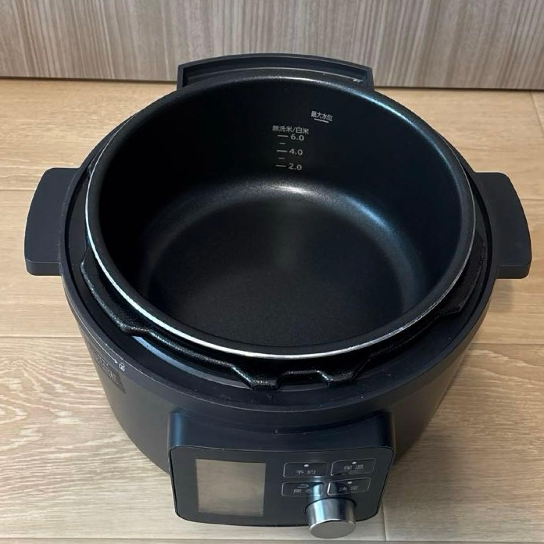 アイリスオーヤマ 電気圧力鍋 4.0L ブラック KPC-MA4-B