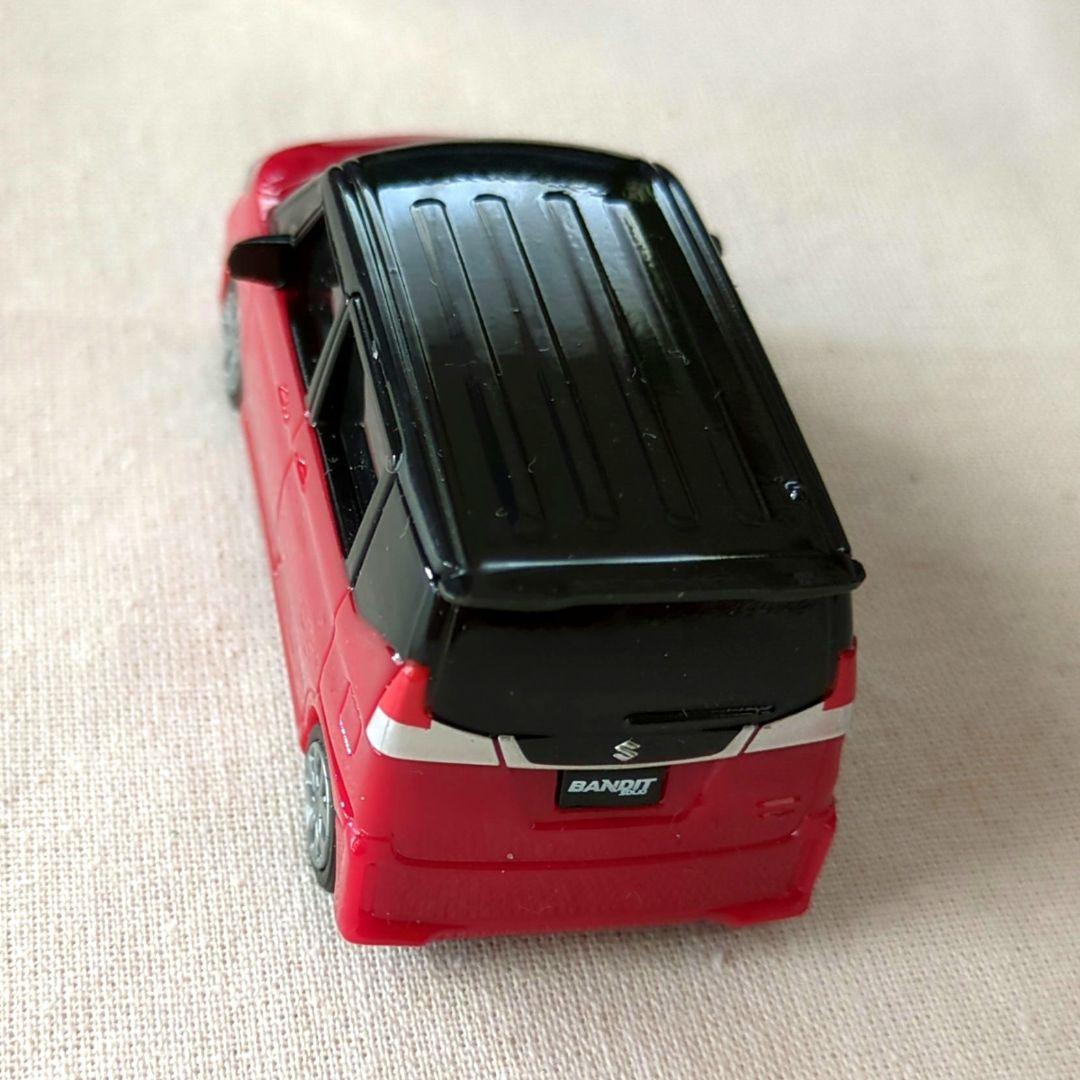 スズキ　新型 ソリオバンディット　プルバックカー　 赤と黒　[非売品]