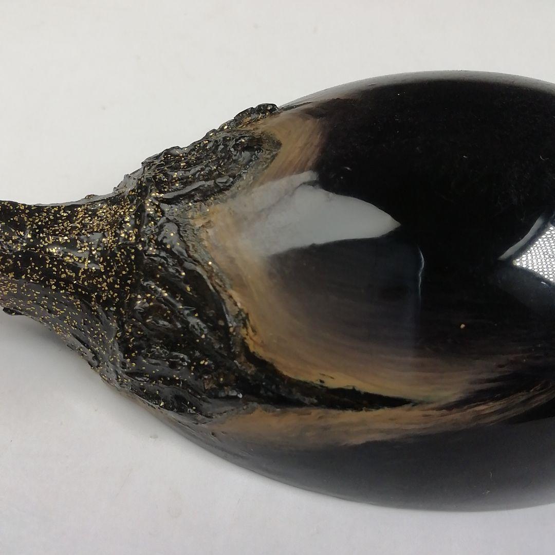 W15 香合 『茄子 香合』『塗師 楽堂 作』 共箱 茶道具