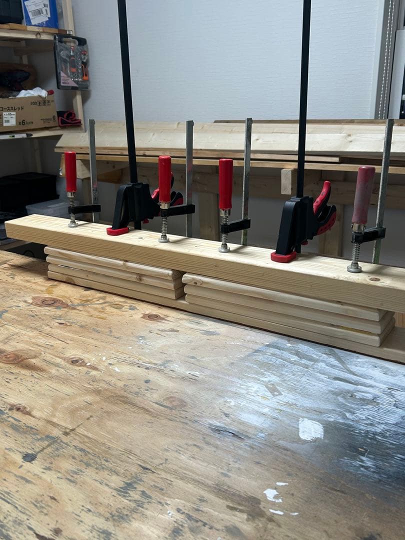 真矢様 専用 木製シェルフ 4段ラック ウッド家具 メープルカラー