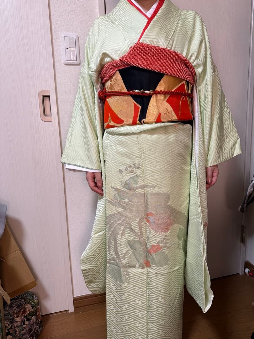 振袖フルセット◇身丈161◇豪華袋帯・長襦袢・小物一式・ショール・髪