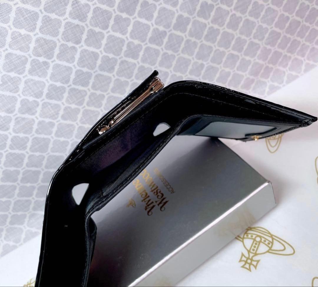 大人気✨️ショッパー付】新品 Vivienne Westwoodエナメル黒 - メルカリ